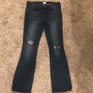 Kendall & Kylie Mid Rise Bootcut Jeans